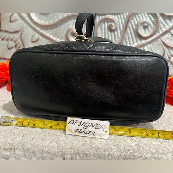 MICHAEL KORS Medium Quilted Chain Drawstring Bag VGC! Black - Picture 6 of 10